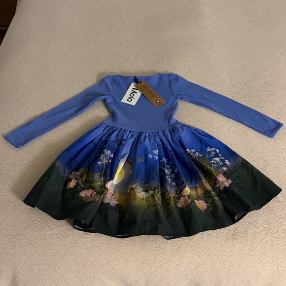 NWT Molo Lavender and Floral Dress - Picture 6 of 6